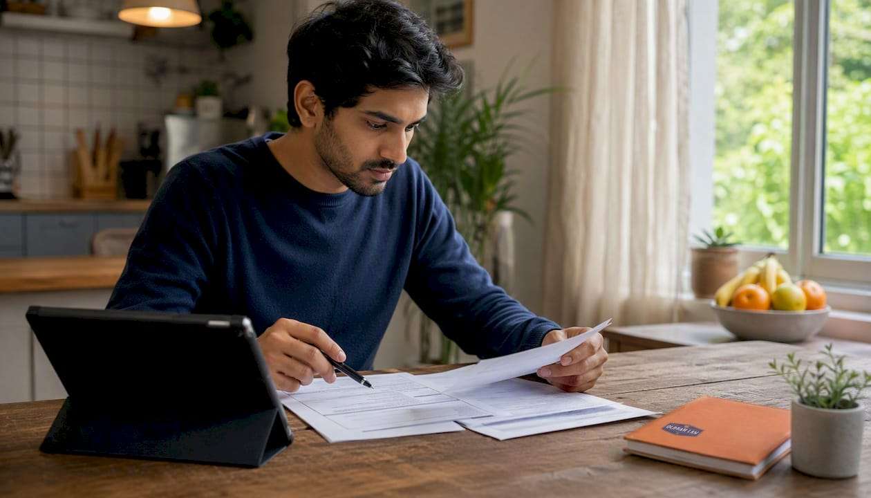 Man calculating Florida closing cost estimates